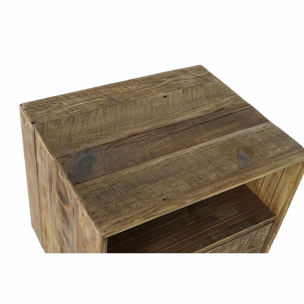 Mesita de Noche DKD Home Decor Madera Reciclada (55 x 45 x 62 cm)