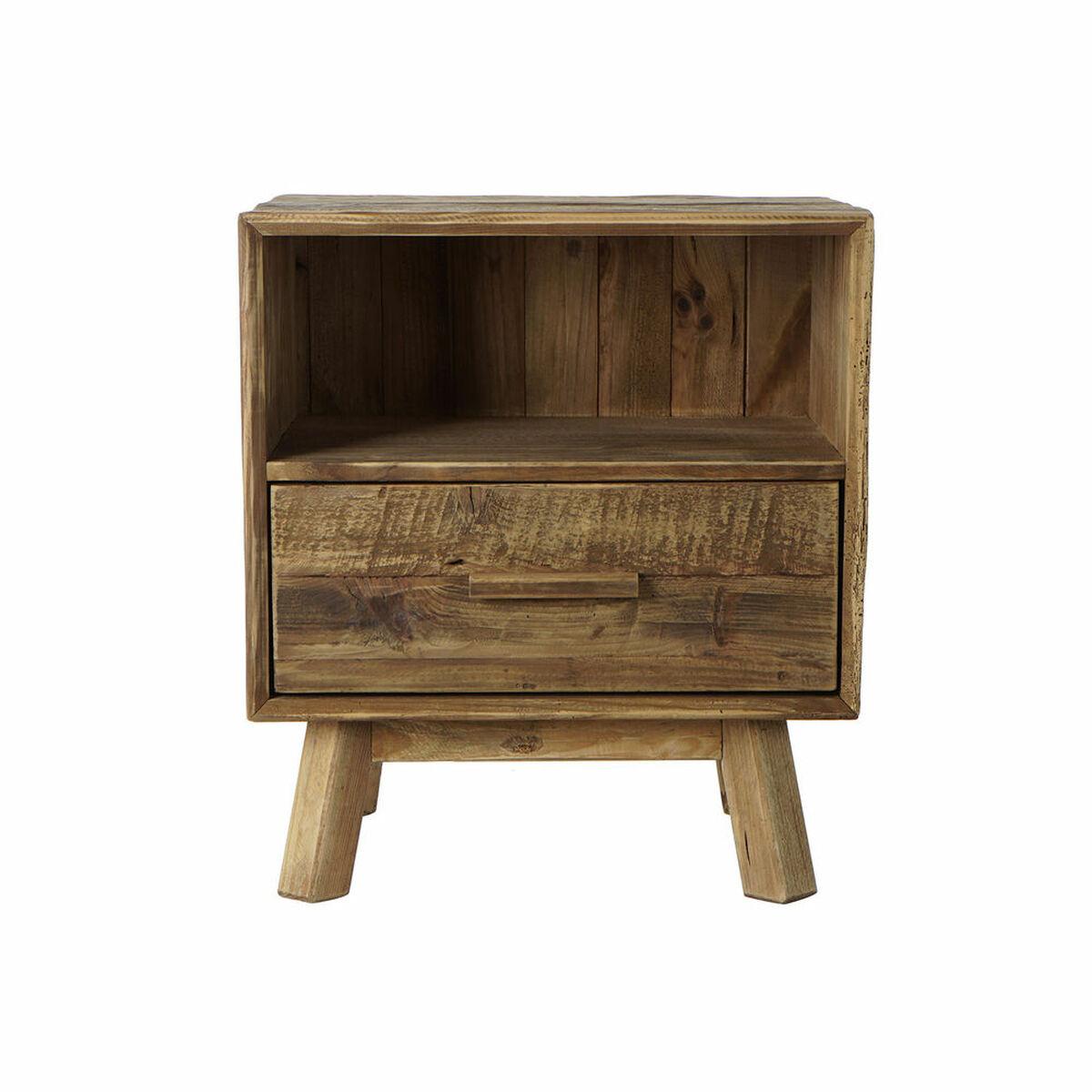 Mesita de Noche DKD Home Decor Madera Reciclada (55 x 45 x 62 cm)