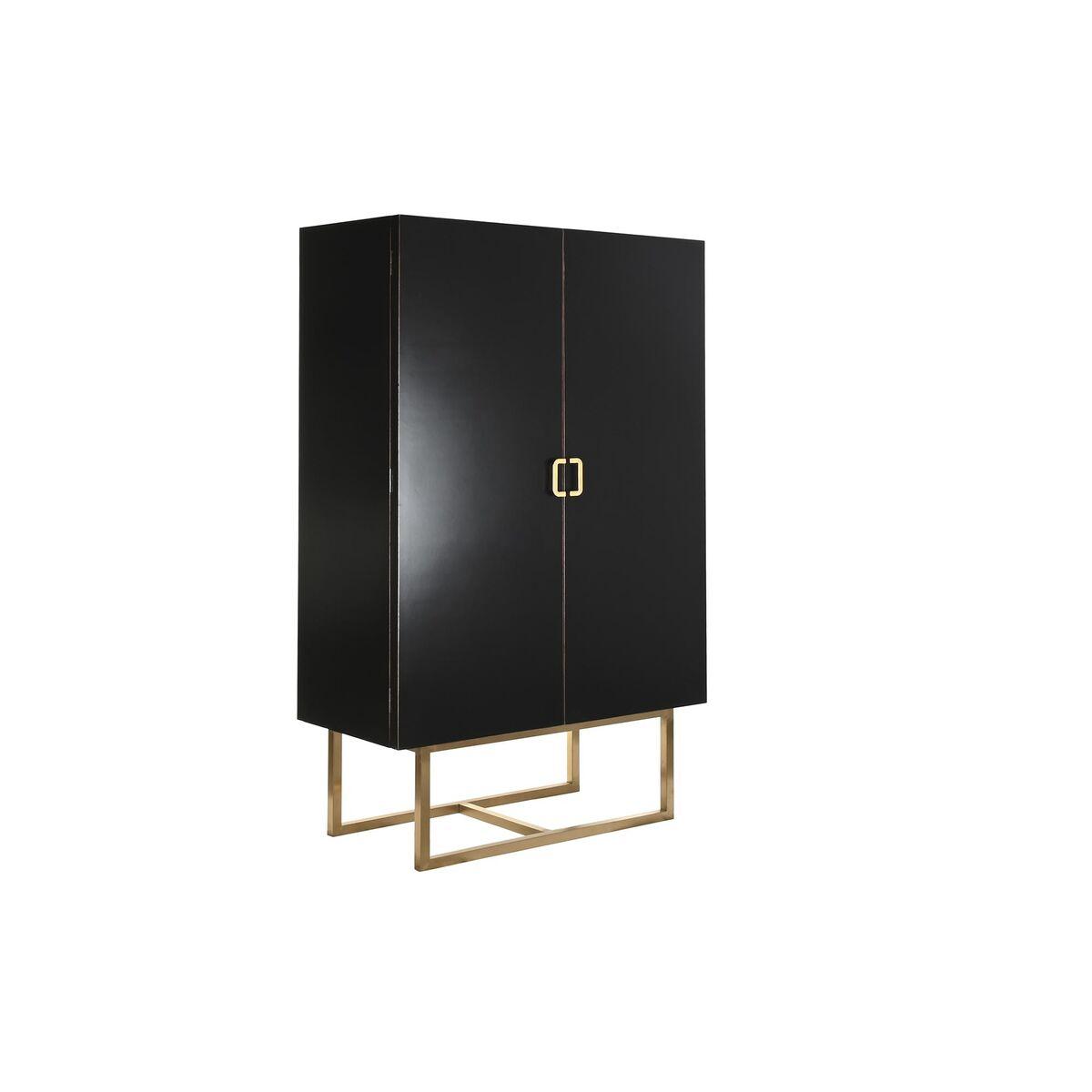 Armario DKD Home Decor   110 x 50 x 180 cm Negro Metal Álamo