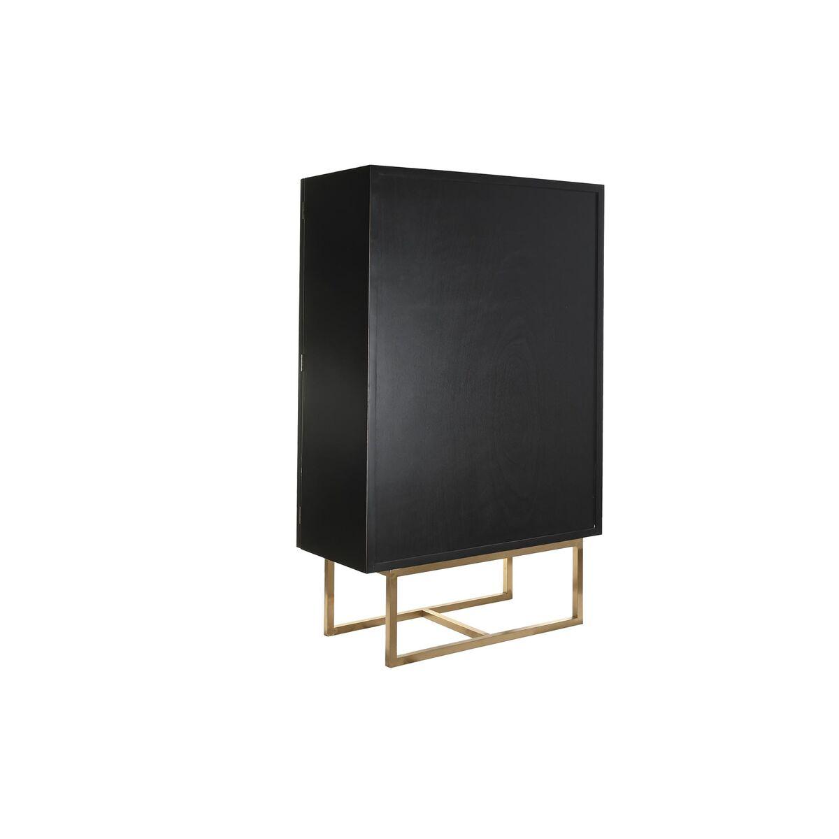 Armario DKD Home Decor   110 x 50 x 180 cm Negro Metal Álamo