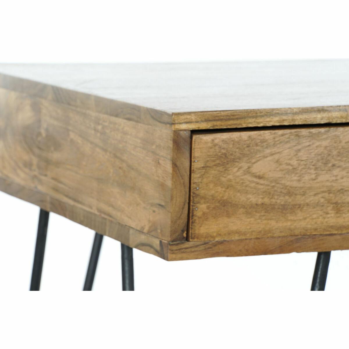 Escritorio DKD Home Decor 115 x 55 x 76 cm Natural Negro Metal