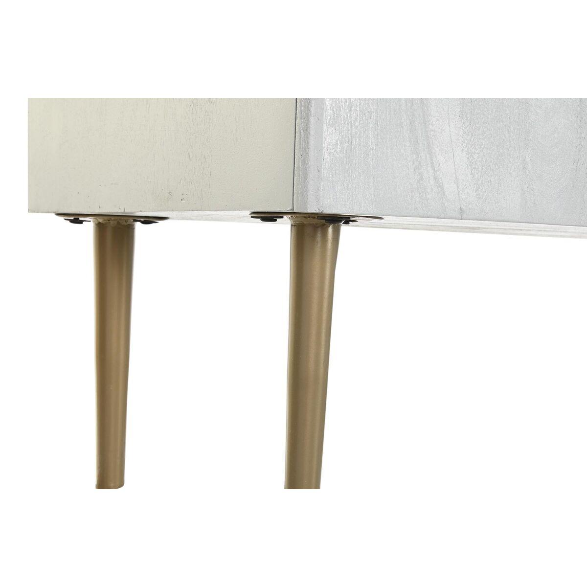 Recibidor DKD Home Decor Blanco Dorado 90 x 45 x 74 cm