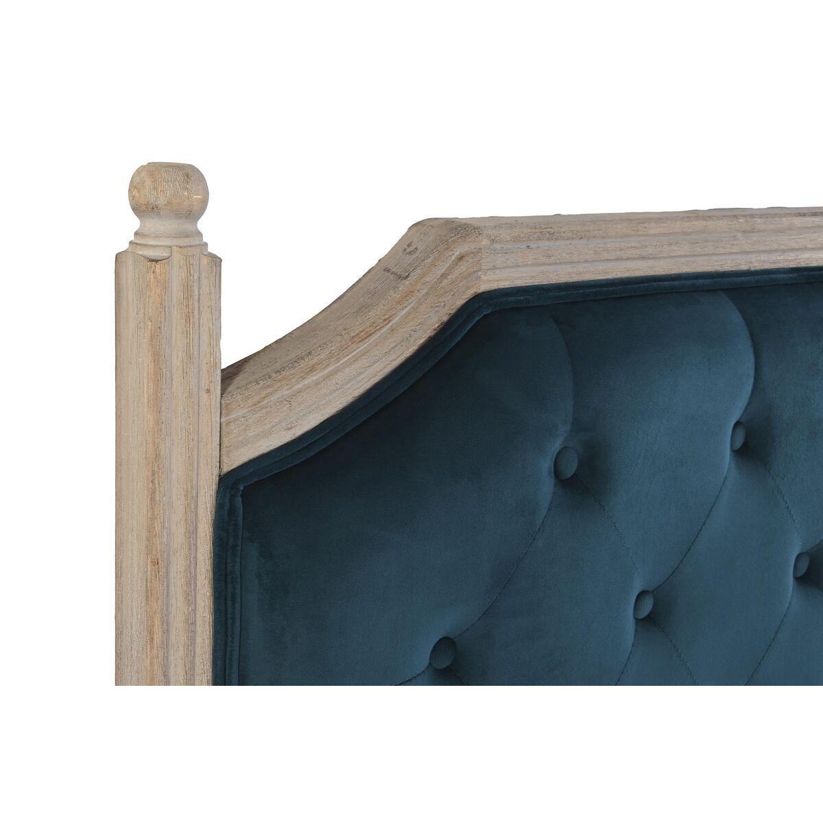 Cabecero de Cama DKD Home Decor Turquesa Natural Madera de caucho 160 x 6 x 120 cm