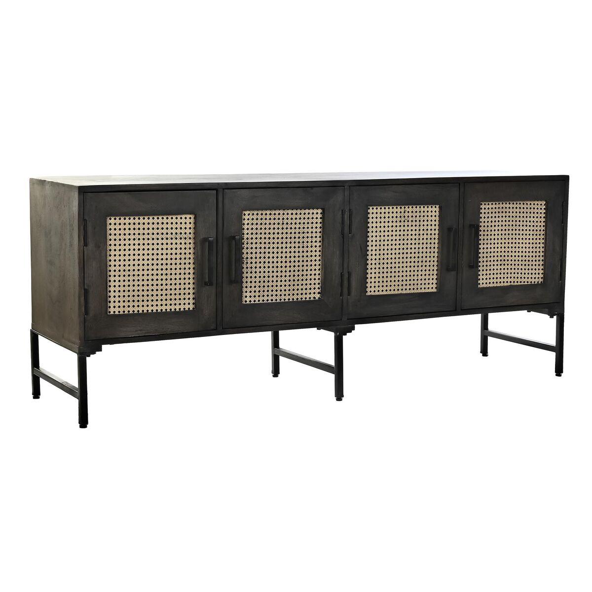 Aparador DKD Home Decor Marrón Ratán Madera de mango (155 x 40 x 61,5 cm)