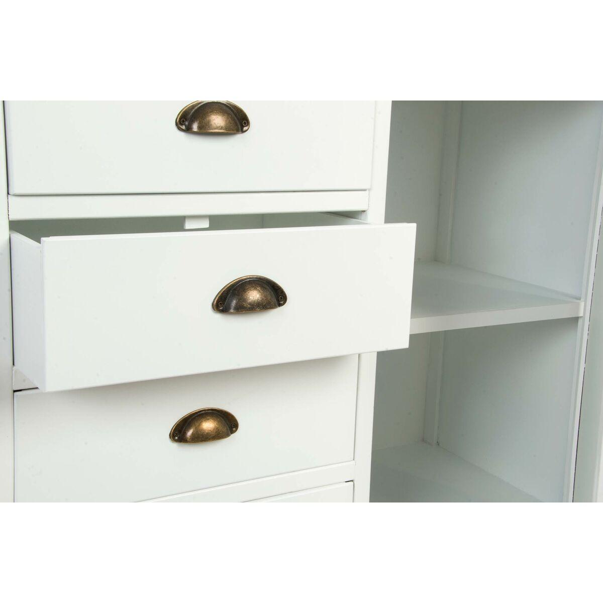 Aparador DKD Home Decor   Madera Blanco 126 x 41 x 82 cm