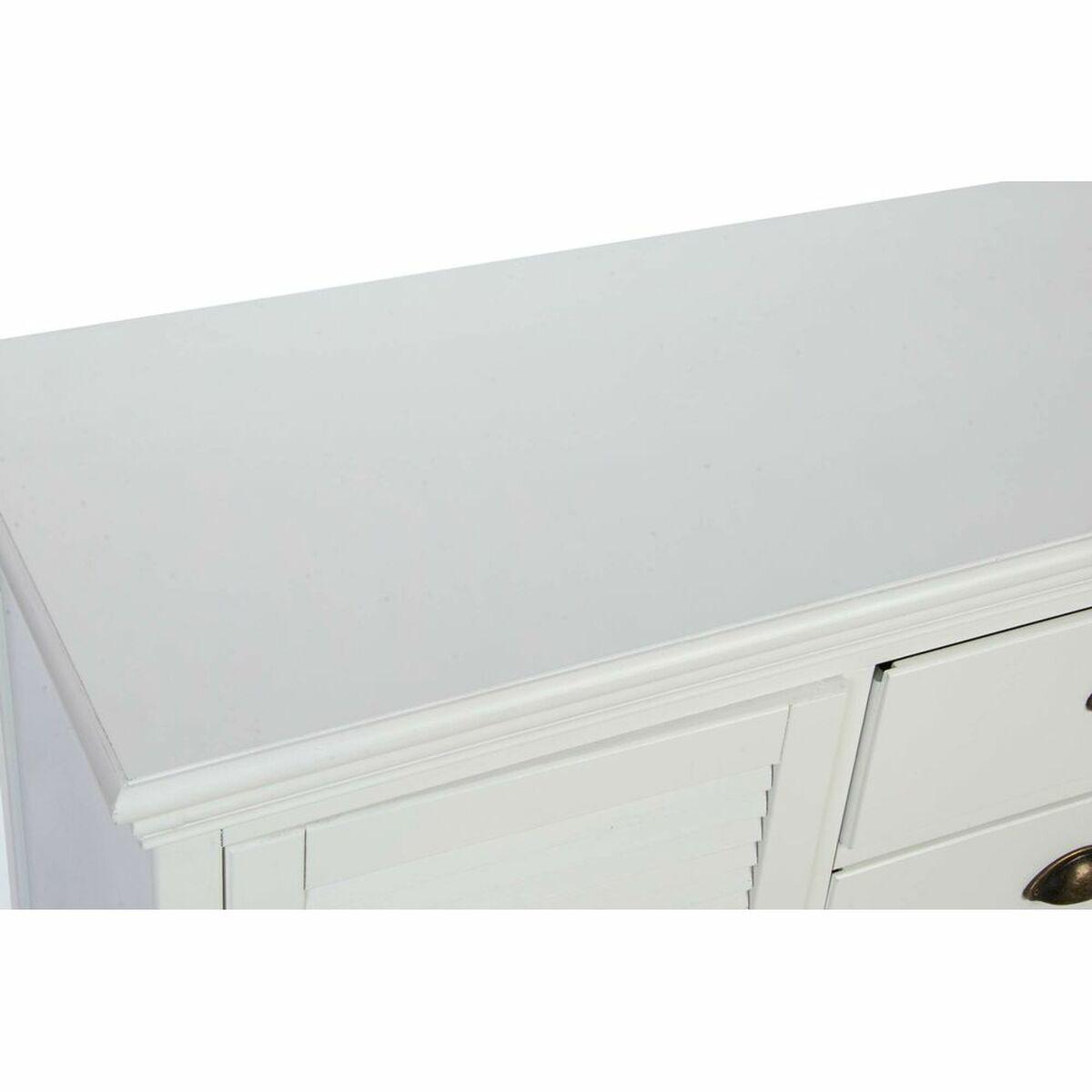 Aparador DKD Home Decor   Madera Blanco 126 x 41 x 82 cm