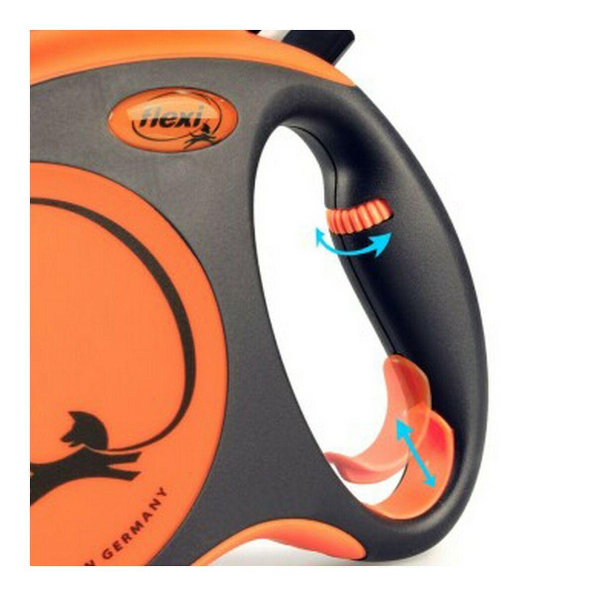 Correa para Perro Flexi XTREME 5 m Naranja Talla S