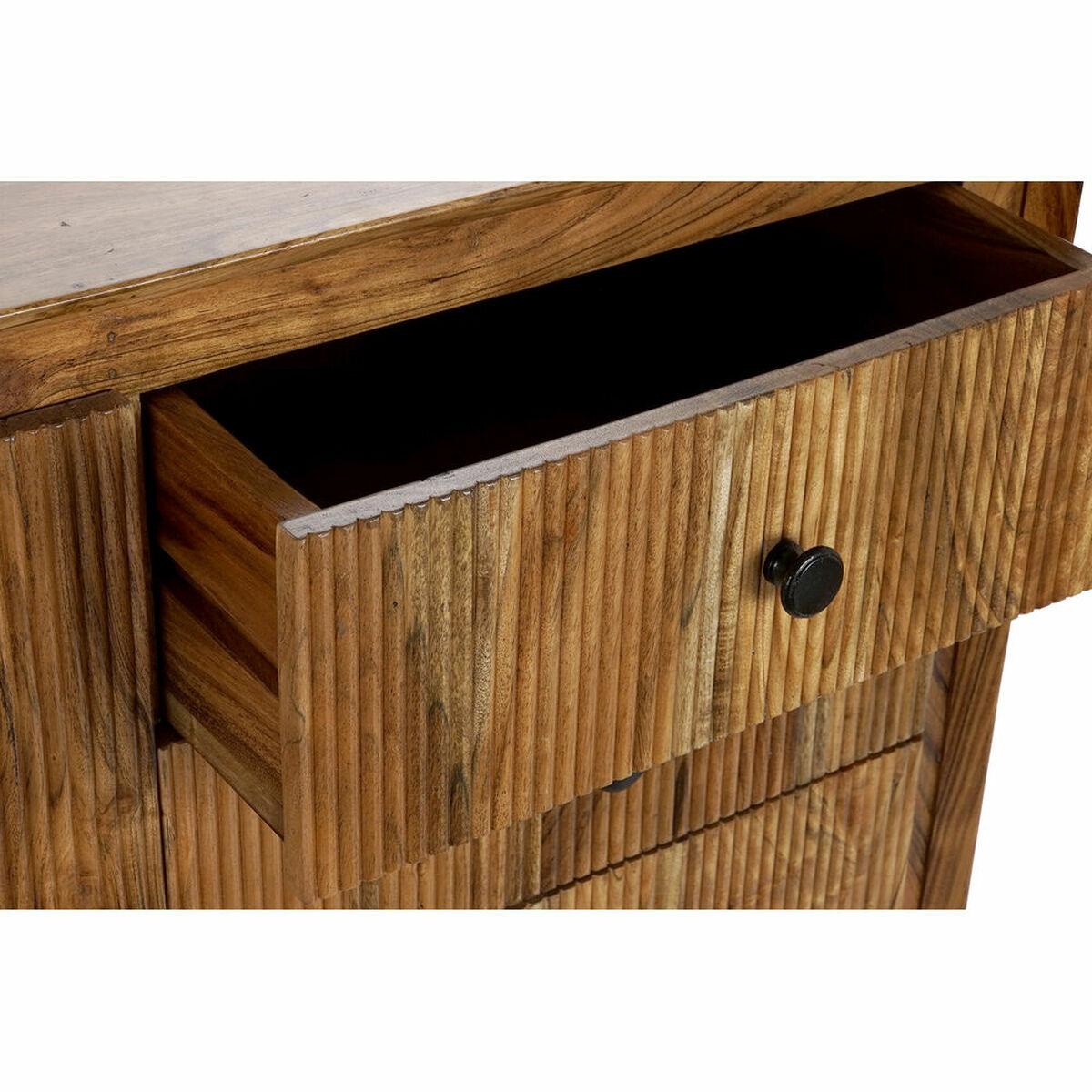 Aparador DKD Home Decor Marrón Negro Marrón claro Acacia 100 x 40 x 77 cm