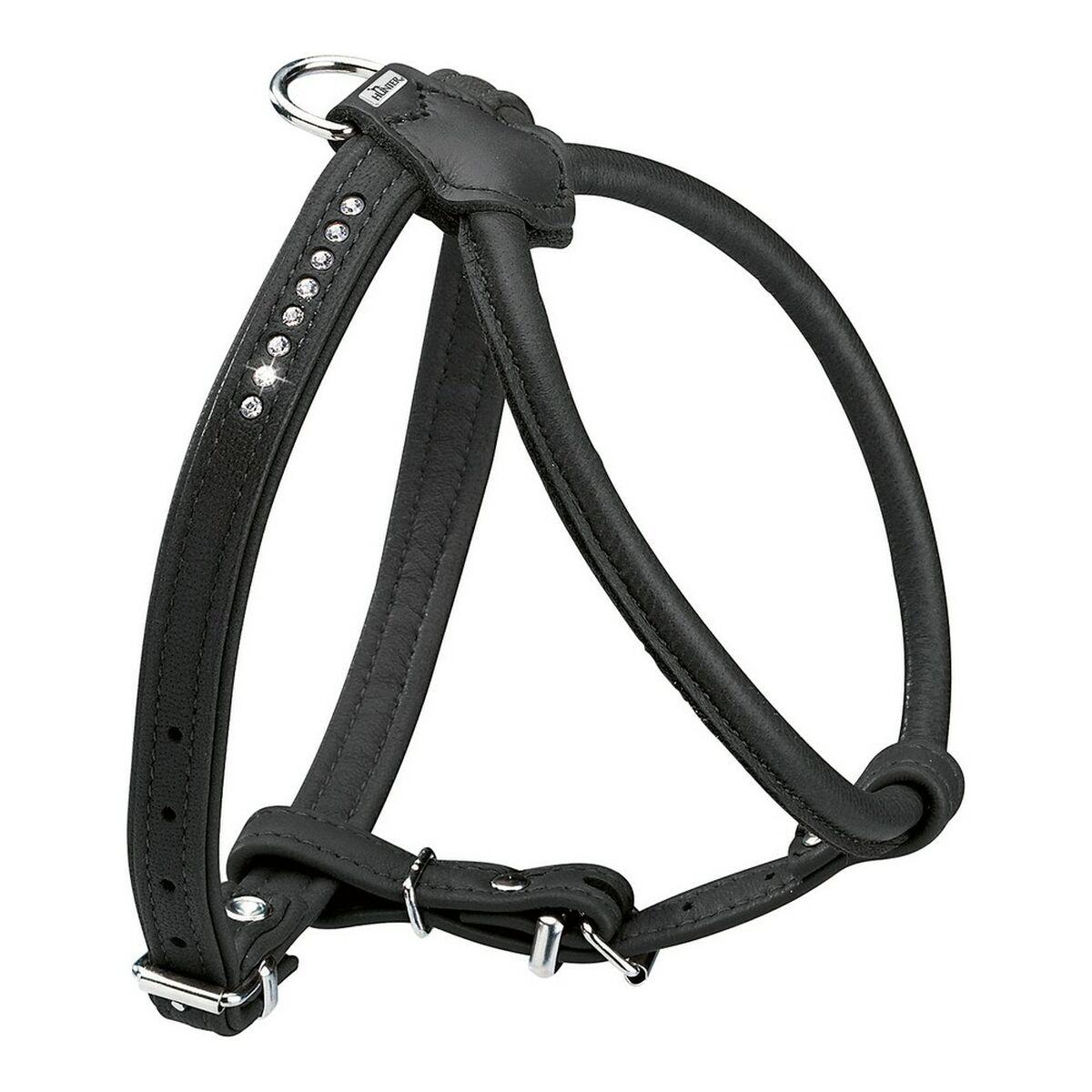 Arnés para Perro Hunter Round & Soft Luxus ELK Petit Negro 33 cm