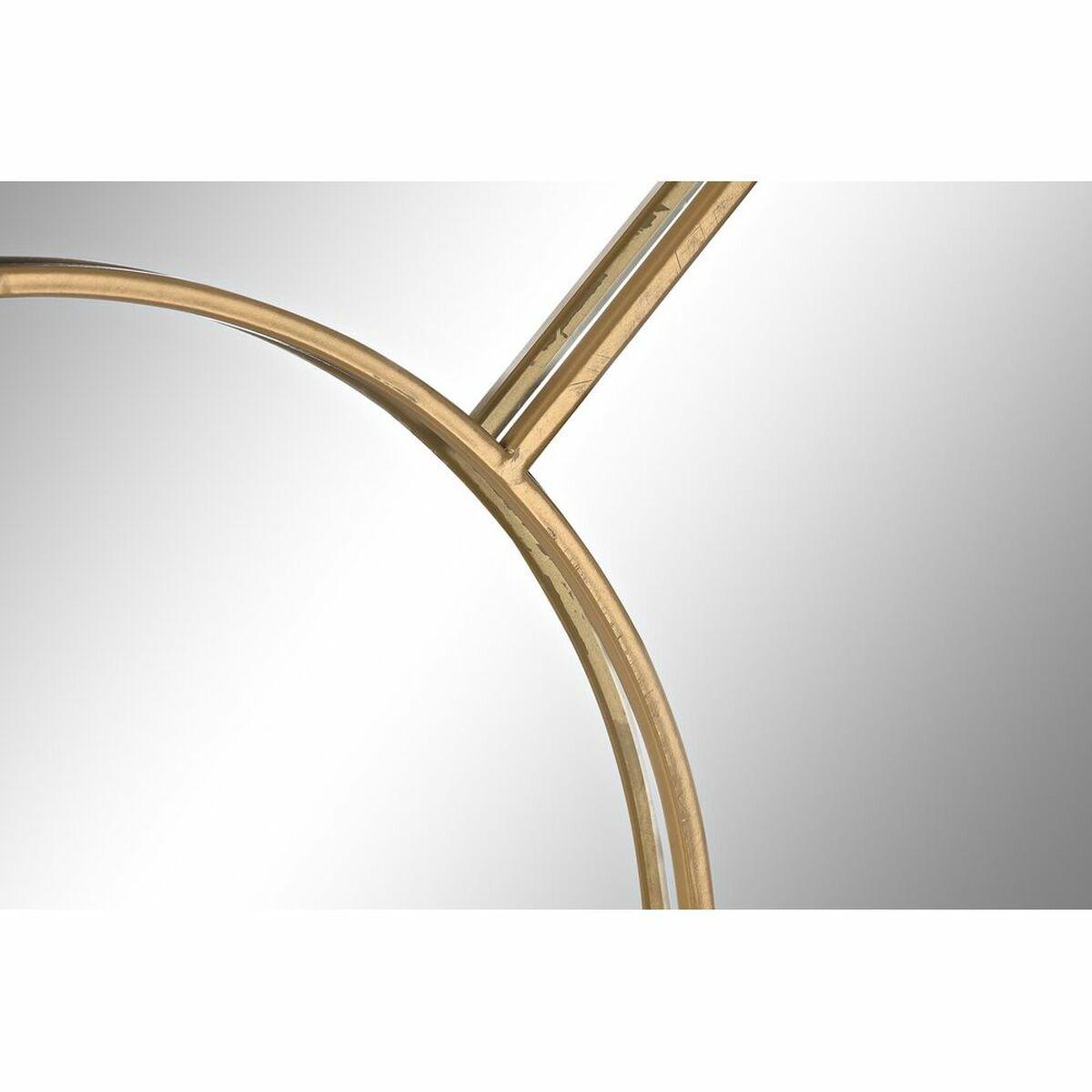 Espejo de pared DKD Home Decor Cristal Dorado Ventanas Hierro (70 x 2,5 x 120 cm)