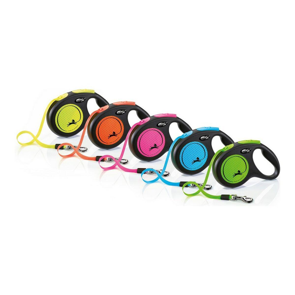 Correa para Perro Flexi NEW NEON 5 m Talla S Verde