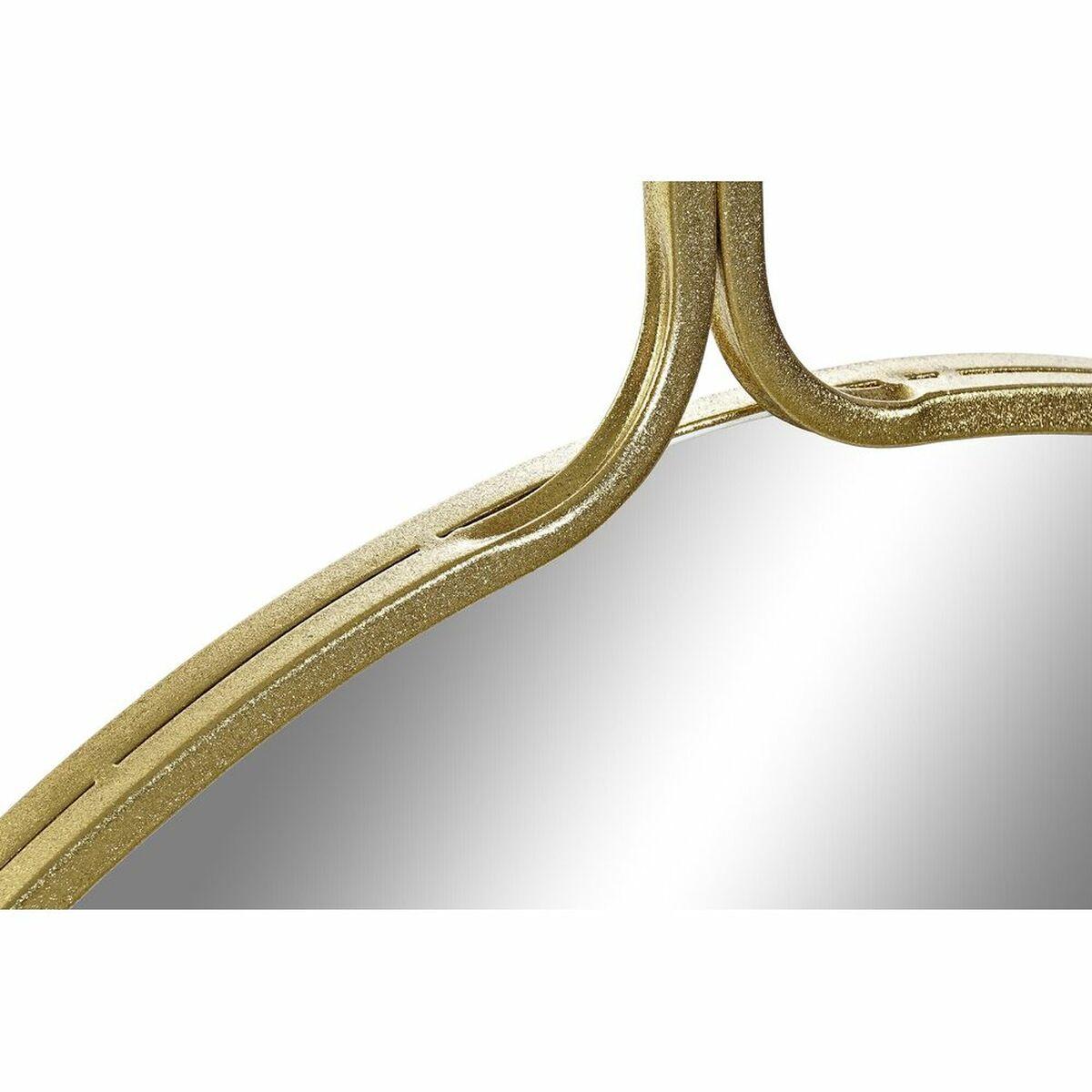 Espejo de pared DKD Home Decor Dorado 72 x 2 x 91,5 cm