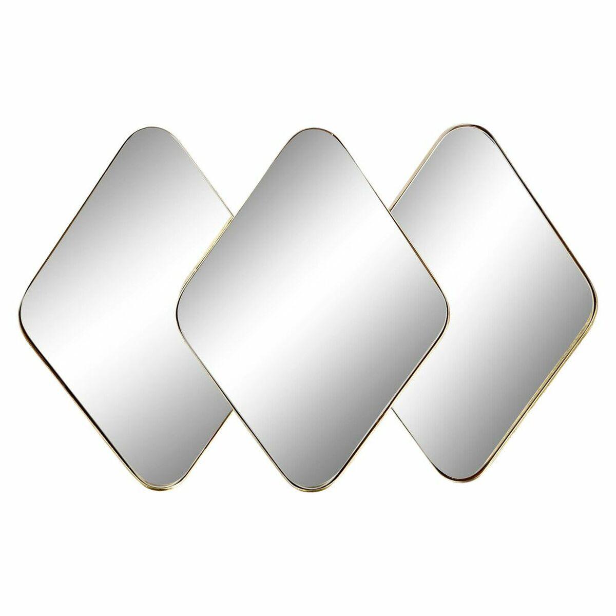 Espejo de pared DKD Home Decor Espejo Dorado Metal (110 x 6 x 70 cm)