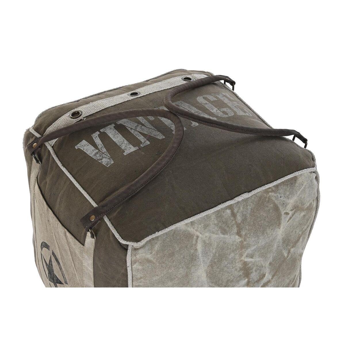 Cojín DKD Home Decor De suelo 42 x 42 x 43 cm Gris Vintage