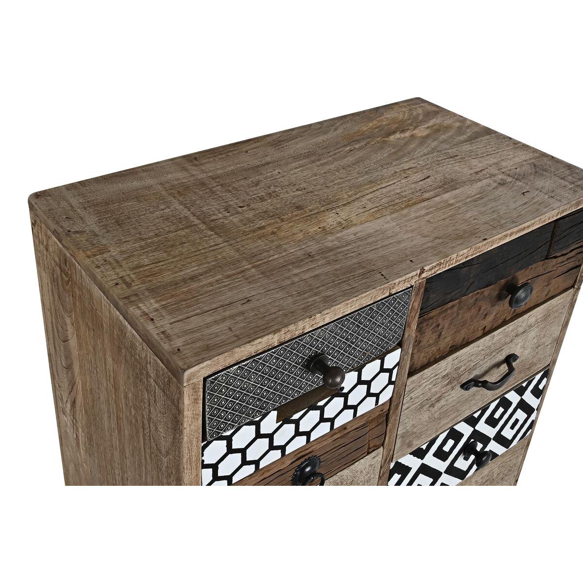 Cajonera DKD Home Decor Metal Colonial Madera de mango 55 x 30 x 110 cm