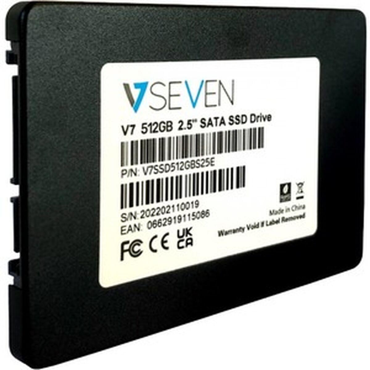 Disco Duro V7 V7SSD512GBS25E 512 GB SSD