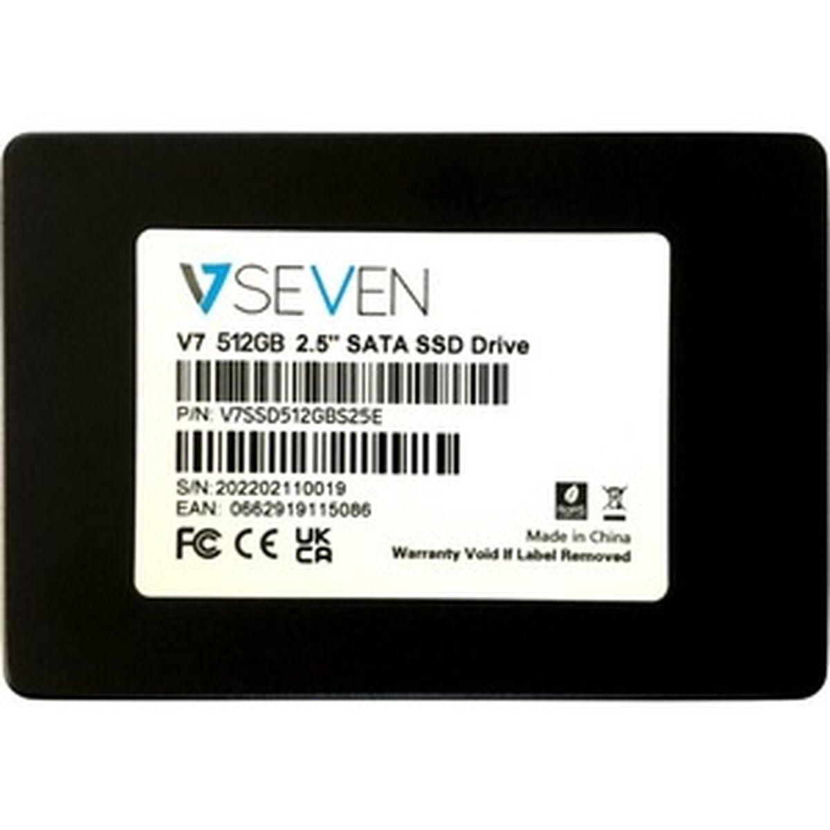 Disco Duro V7 V7SSD512GBS25E 512 GB SSD