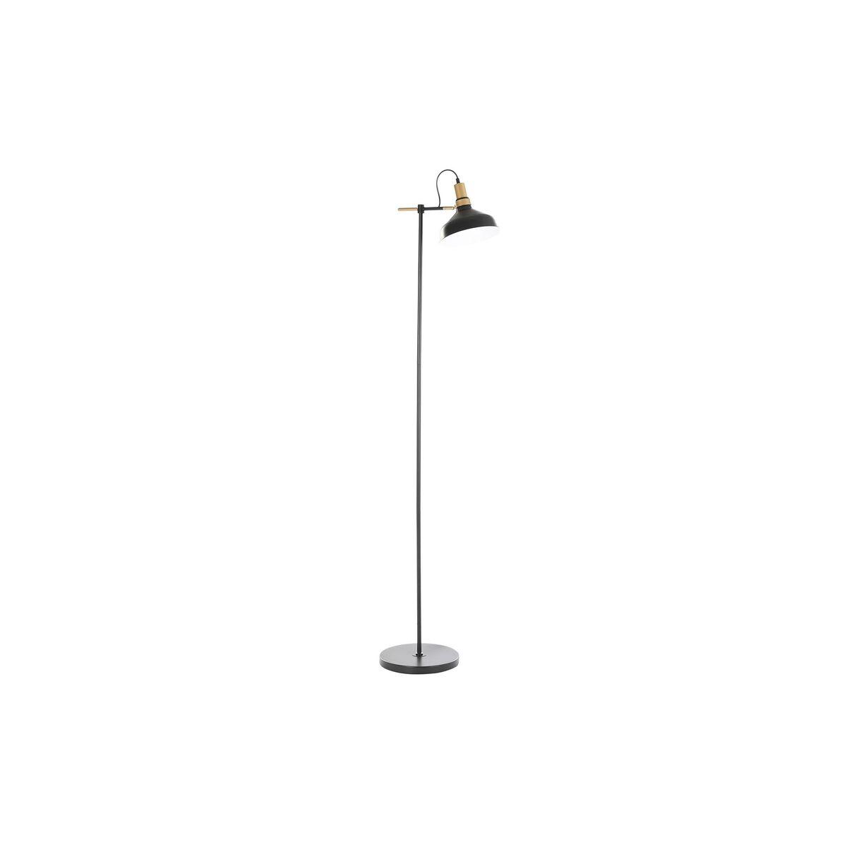 Lámpara de Pie DKD Home Decor Negro Dorado Metal Moderno (48 x 25 x 140 cm)