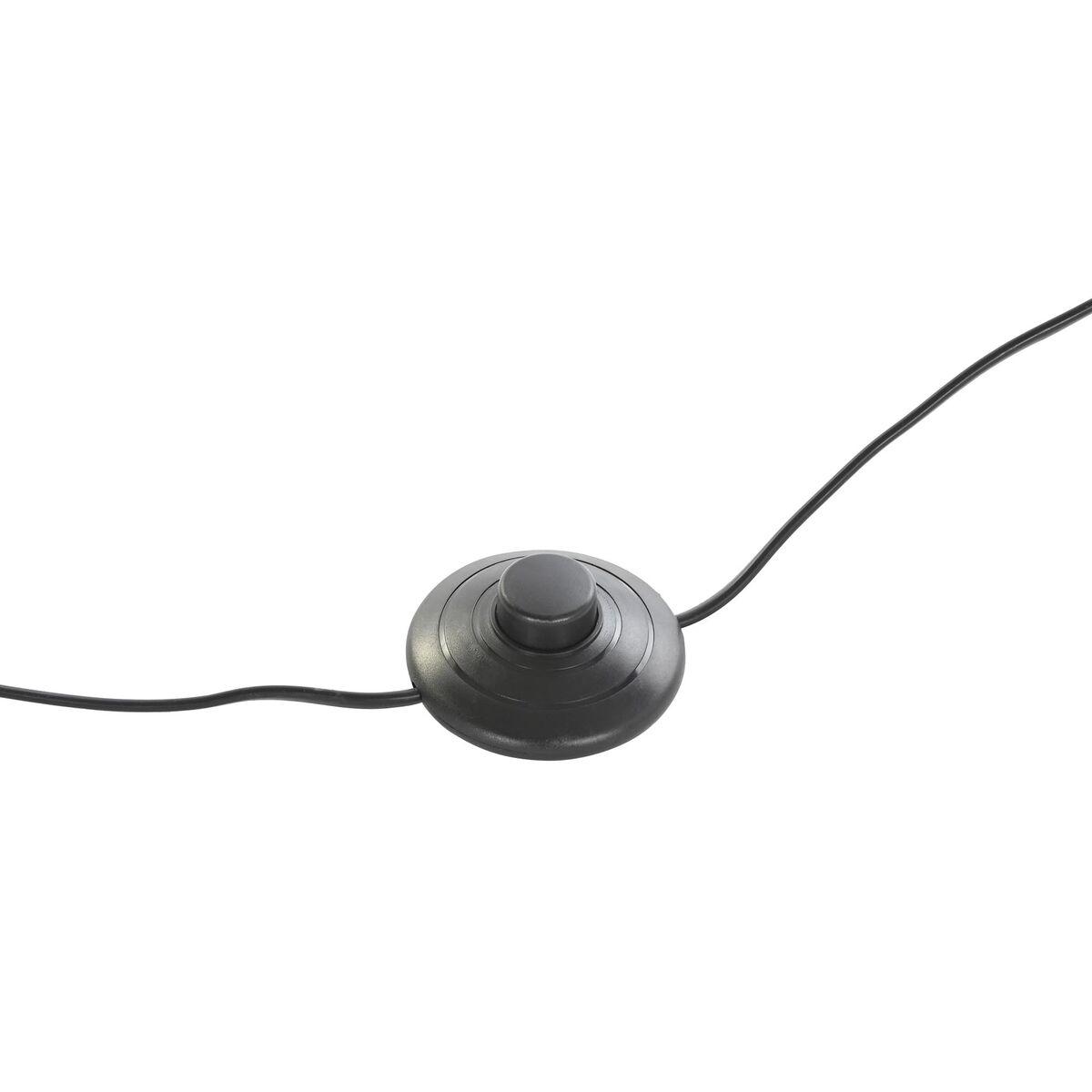 Lámpara de Pie DKD Home Decor Negro Dorado Metal Moderno (48 x 25 x 140 cm)