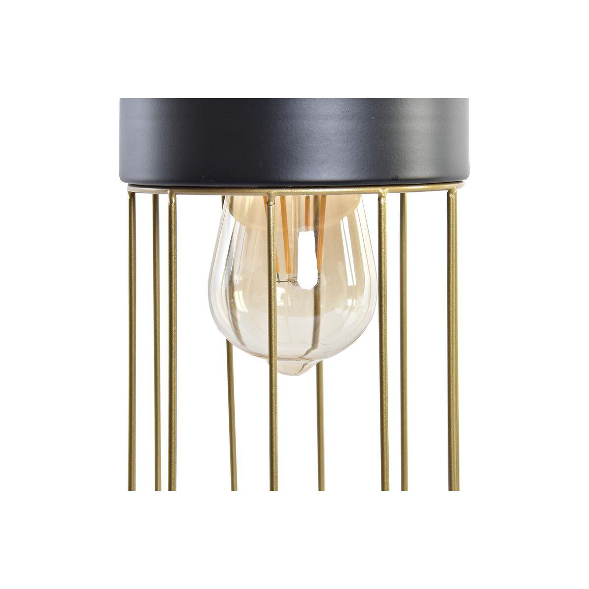 Lámpara de Pared DKD Home Decor Negro Dorado Metal 220 V 50 W (15 x 19 x 34 cm)