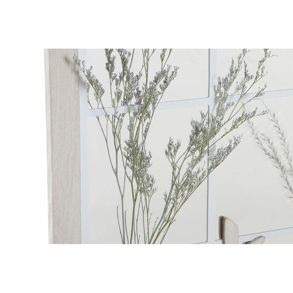Espejo de pared DKD Home Decor Beige Jarrón Cottage 35 x 10 x 50 cm