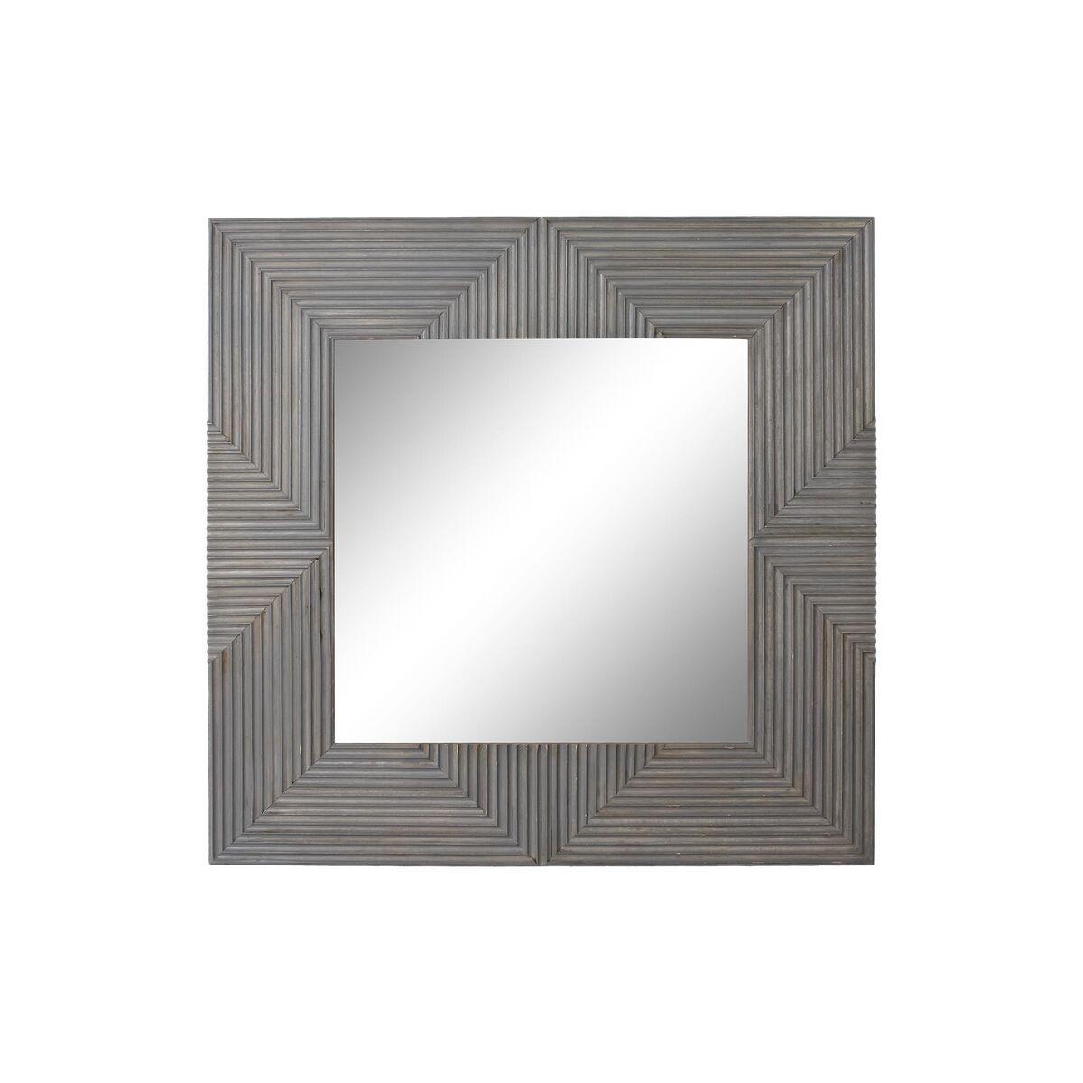 Espejo de pared DKD Home Decor Gris 121 x 4 x 121 cm