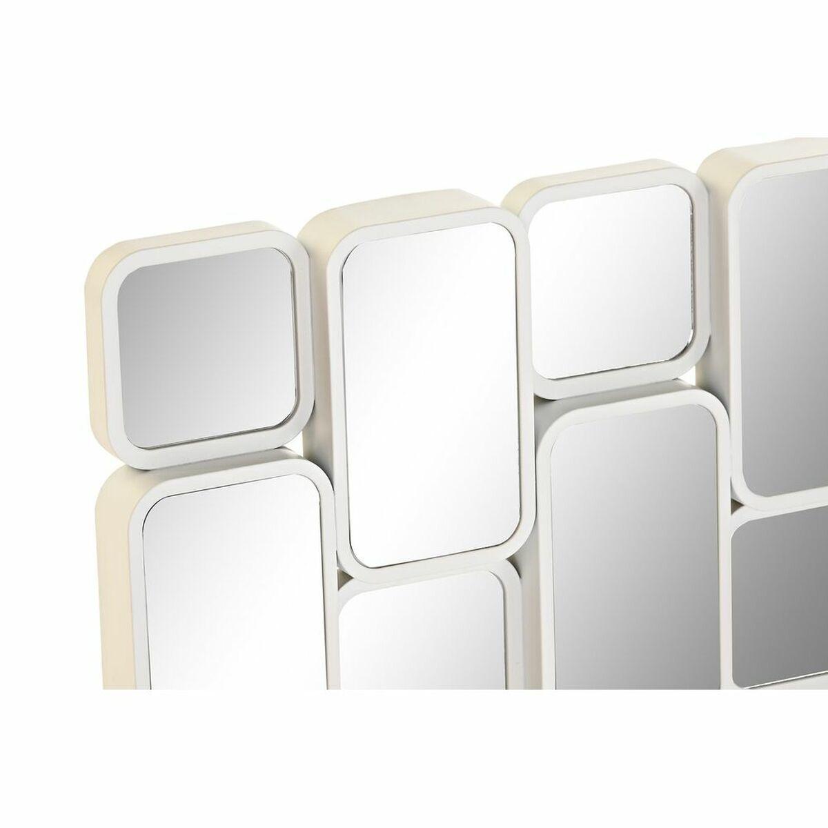 Espejo de pared DKD Home Decor Champán Cristal Dorado Polipropileno 90 x 4 x 60 cm Moderno (2 Unidades)