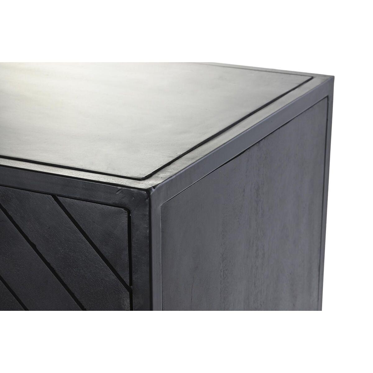 Aparador DKD Home Decor 210 x 45 x 75 cm Negro Metal Madera de mango