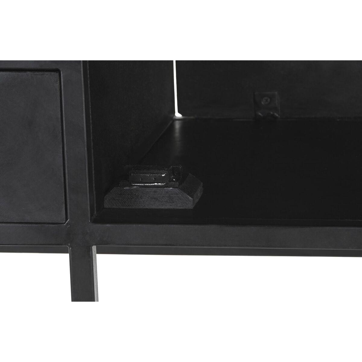 Aparador DKD Home Decor 210 x 45 x 75 cm Negro Metal Madera de mango