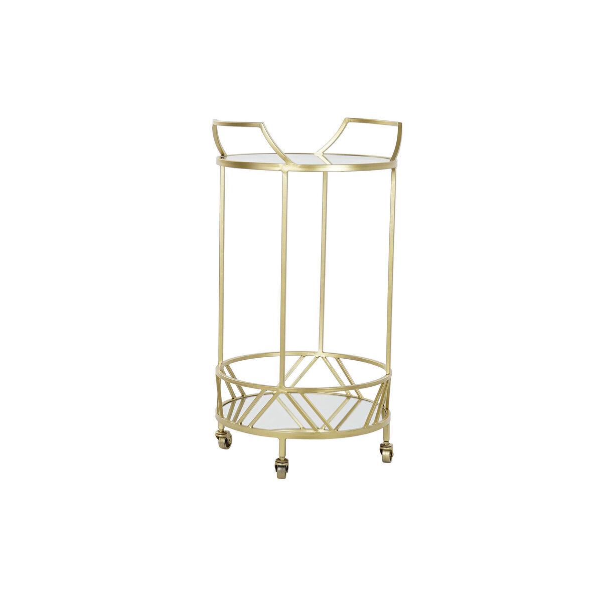 Carro Multiusos DKD Home Decor Dorado 42 x 40 x 78 cm