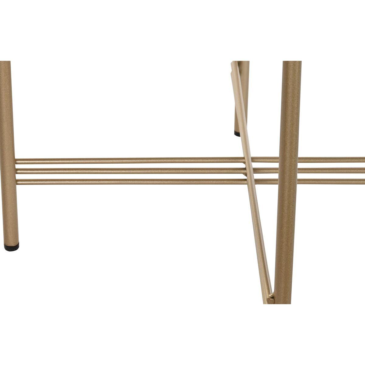 Consola DKD Home Decor Dorado Metal Mármol 65 x 65 x 45 cm