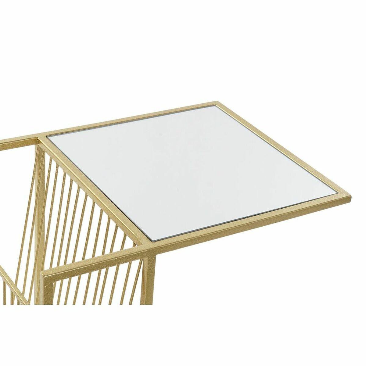 Revistero DKD Home Decor Dorado Metal Espejo 48 x 35 x 71 cm