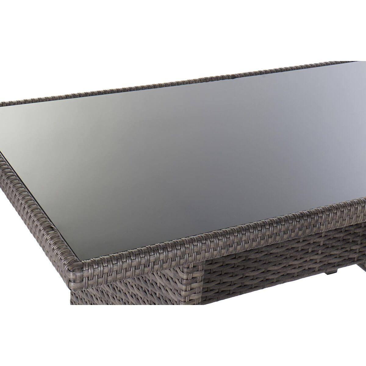 Muebles de Jardín DKD Home Decor Gris Marrón oscuro 81 cm 175 x 73 x 81 cm (4 Piezas)