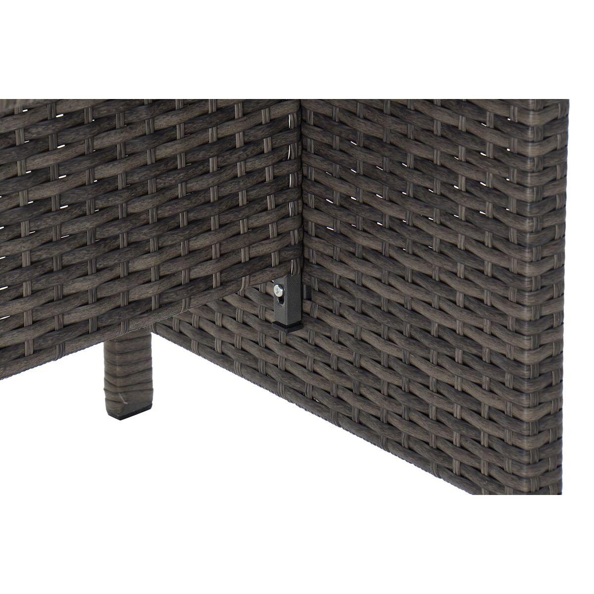 Muebles de Jardín DKD Home Decor Gris Marrón oscuro 81 cm 175 x 73 x 81 cm (4 Piezas)