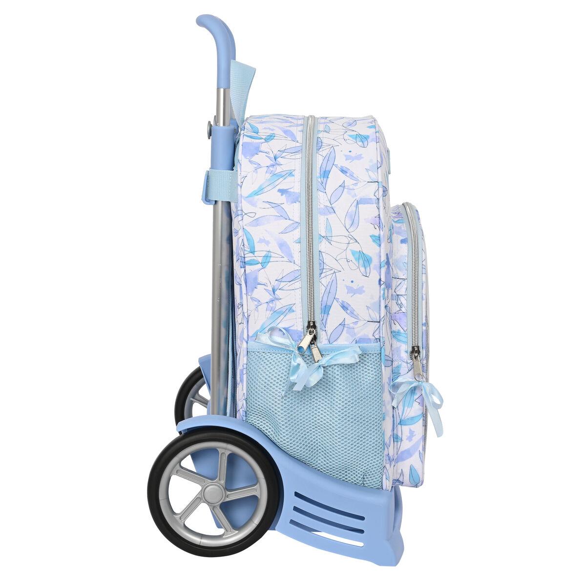 Mochila Escolar Frozen Memories Azul Blanco 14 L