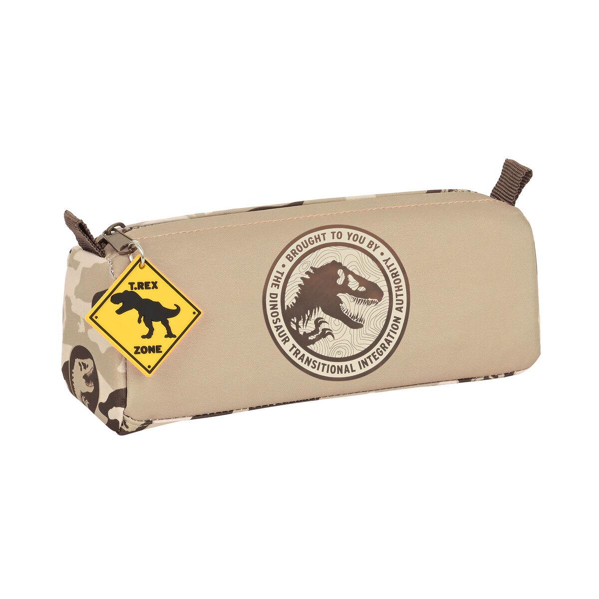 Estuche Escolar Jurassic World Dominion Marrón (21 x 8 x 7 cm)