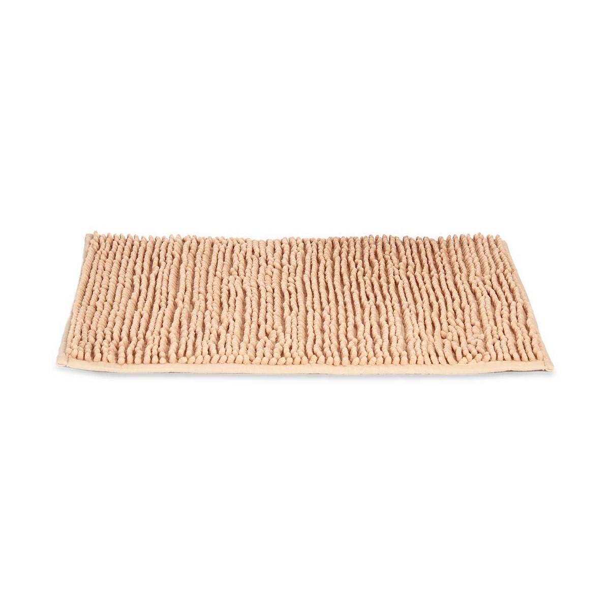 Alfombra de baño Beige Poliéster (60 x 40 x 2 cm)