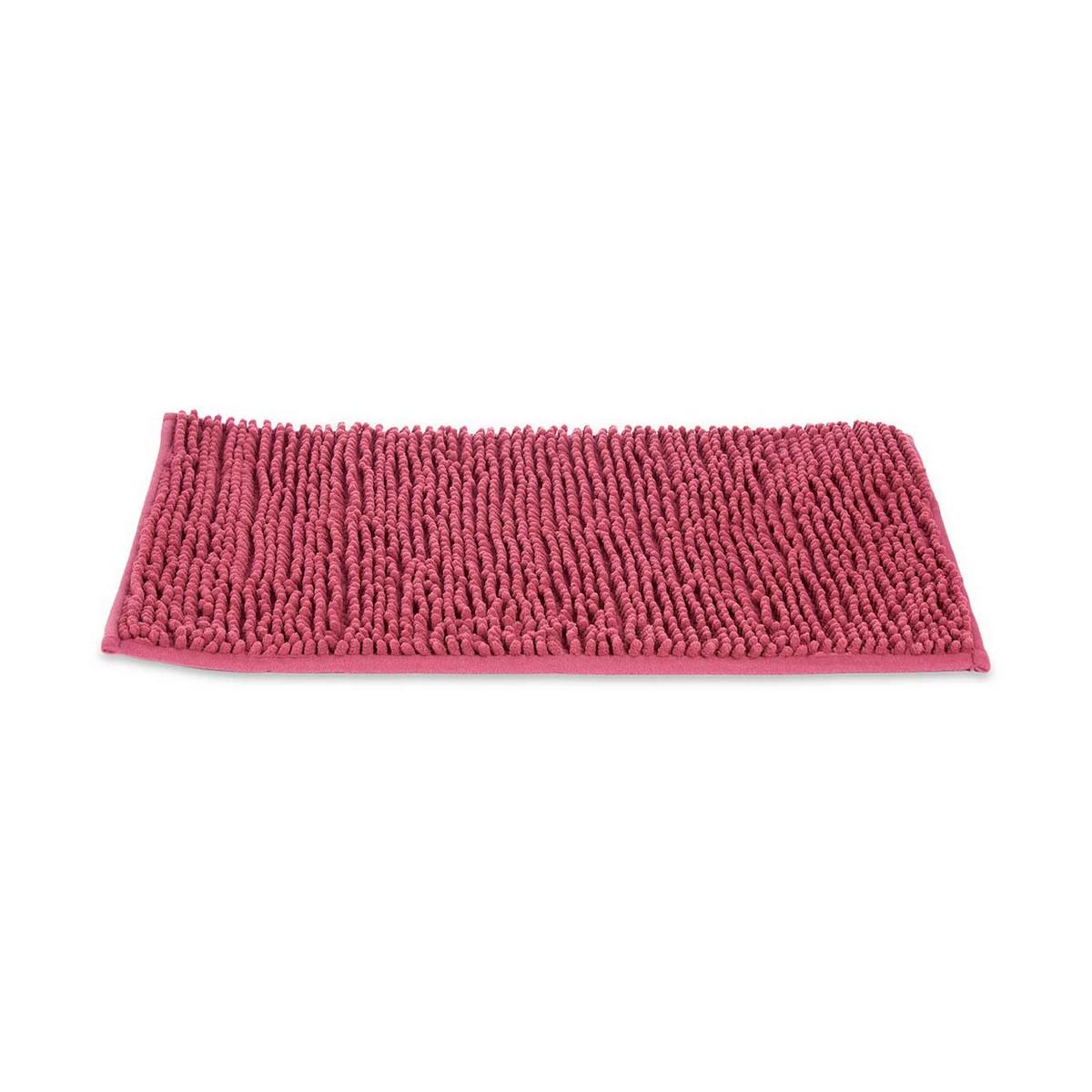 Alfombra de baño Poliéster Burdeos (60 x 40 x 2 cm)