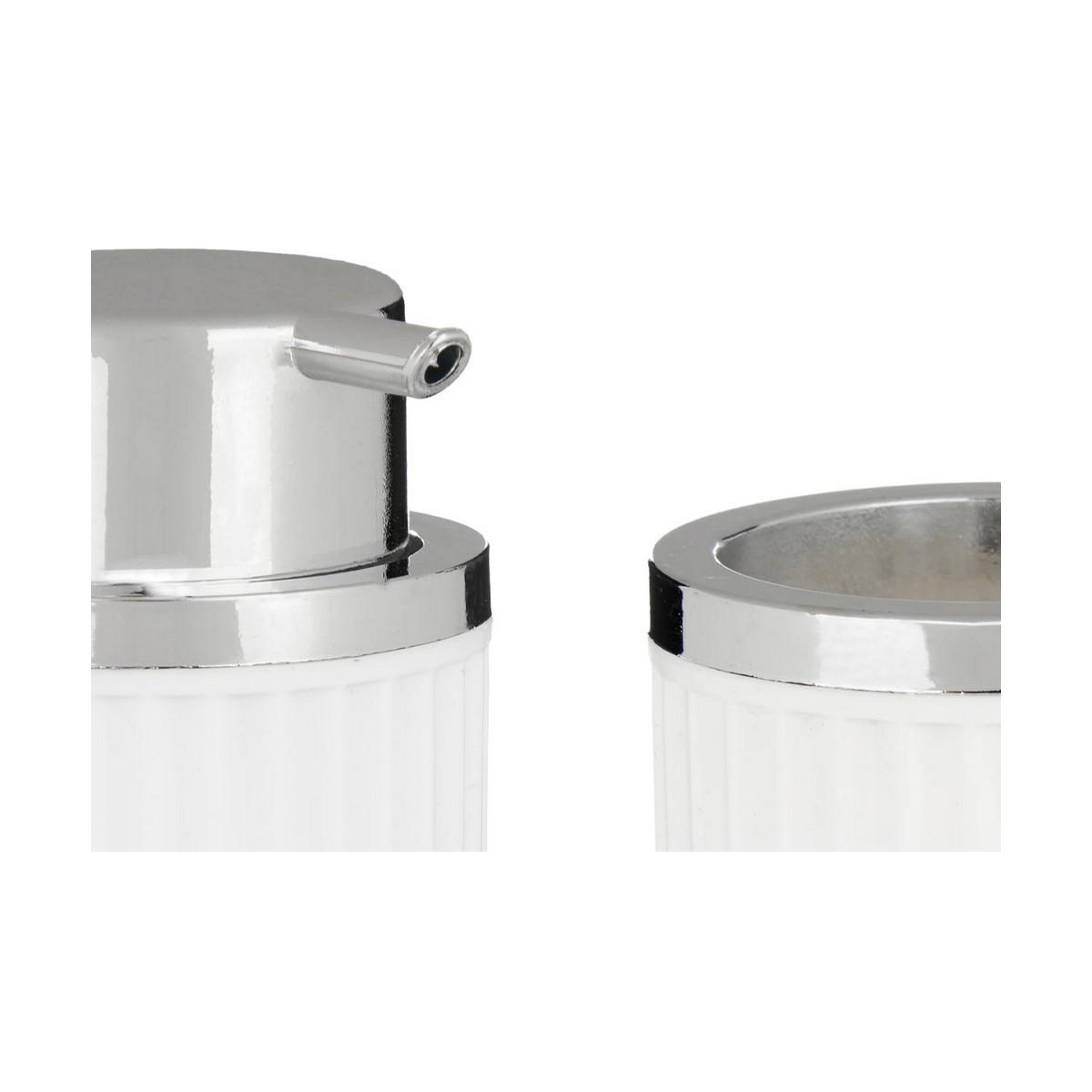 Set de Baño Berilo 3318-1 Blanco Plástico