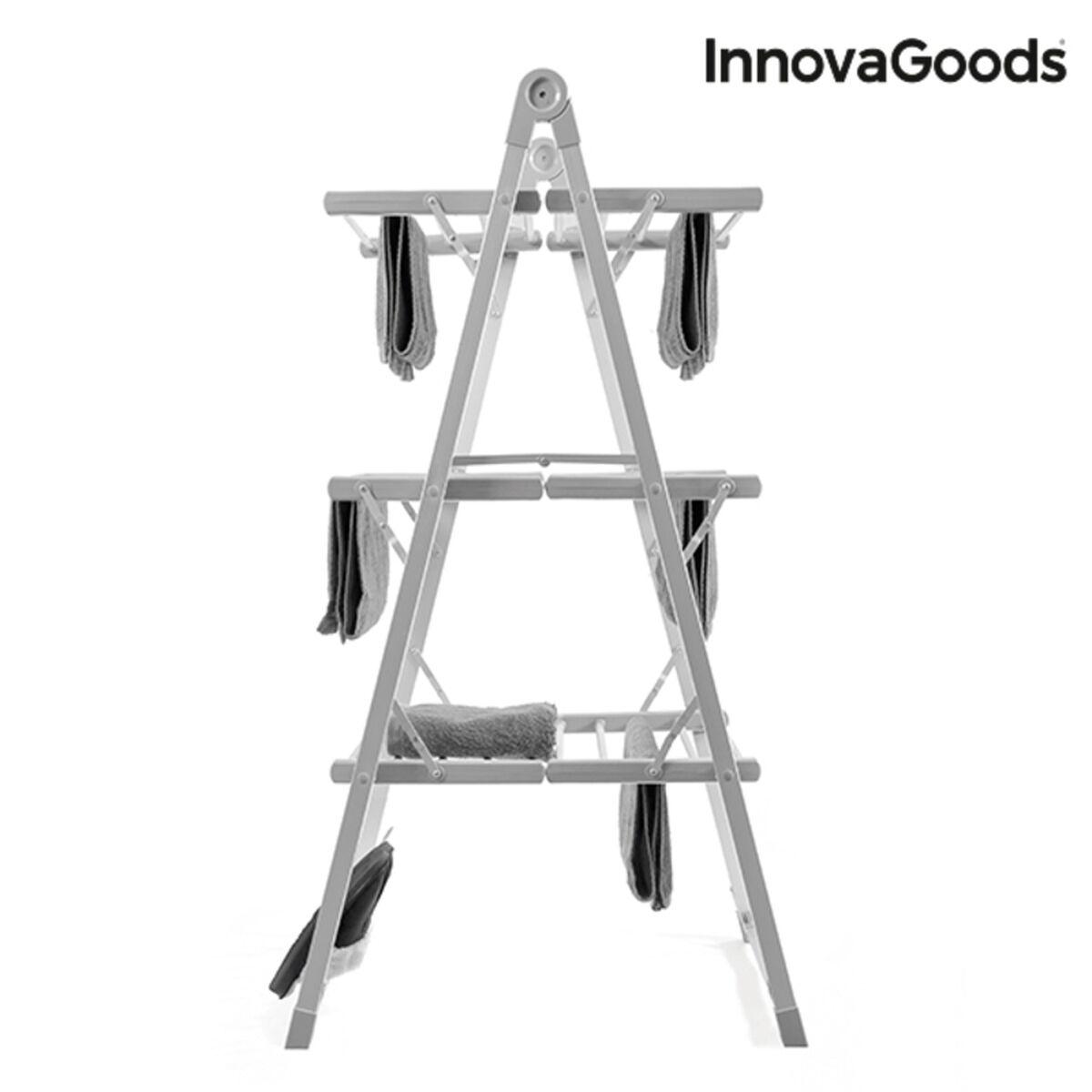 Tendedero Eléctrico Plegable Verayer InnovaGoods IG114383 Aluminio Gris (Reacondicionado B)
