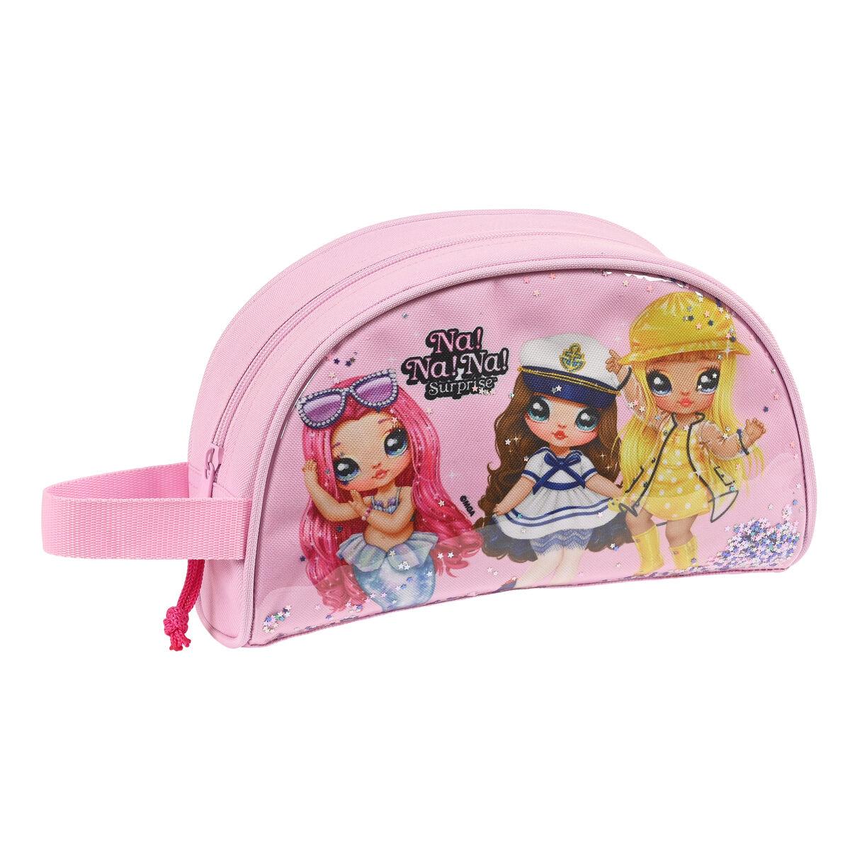 Neceser Escolar Na!Na!Na! Surprise Sparkles Rosa 26 x 16 x 9 cm