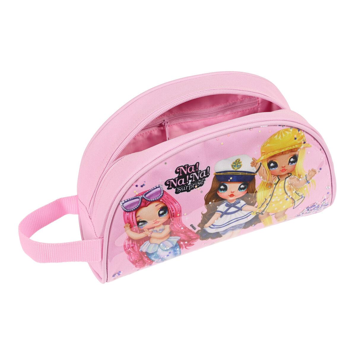 Neceser Escolar Na!Na!Na! Surprise Sparkles Rosa 26 x 16 x 9 cm