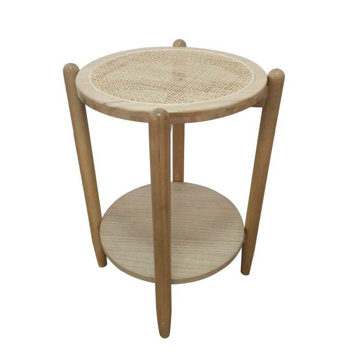 Mesita Auxiliar DKD Home Decor Natural 38 x 38 x 54,5 cm 41 x 41 x 55,5 cm