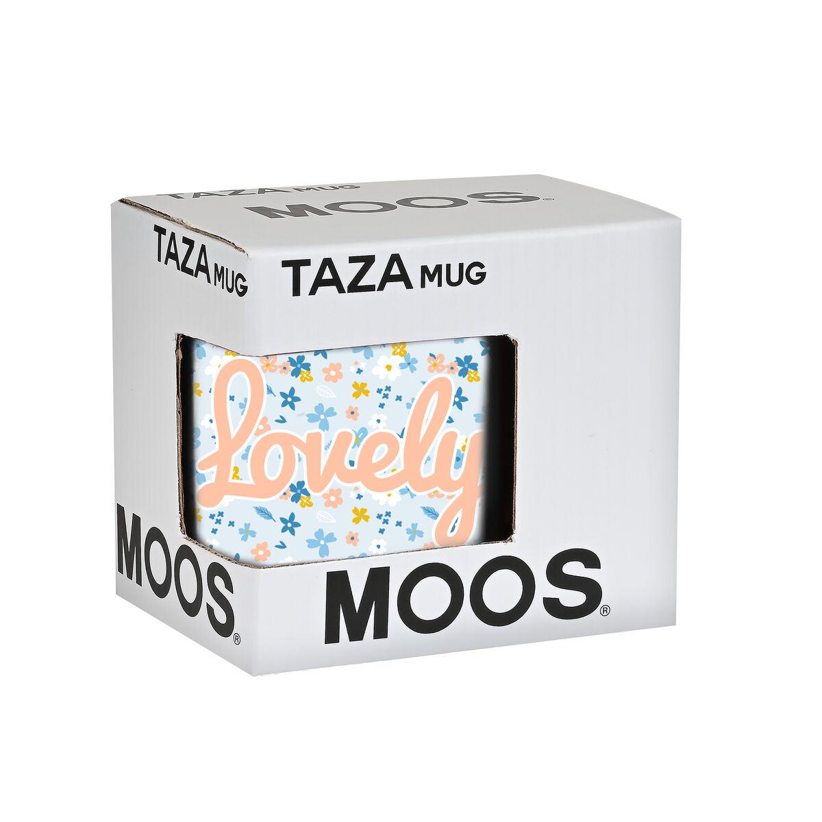 Taza Mug Moos Lovely Cerámica Azul claro (350 ml)