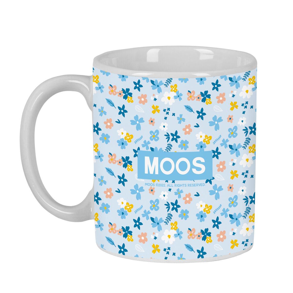 Taza Mug Moos Lovely Cerámica Azul claro (350 ml)