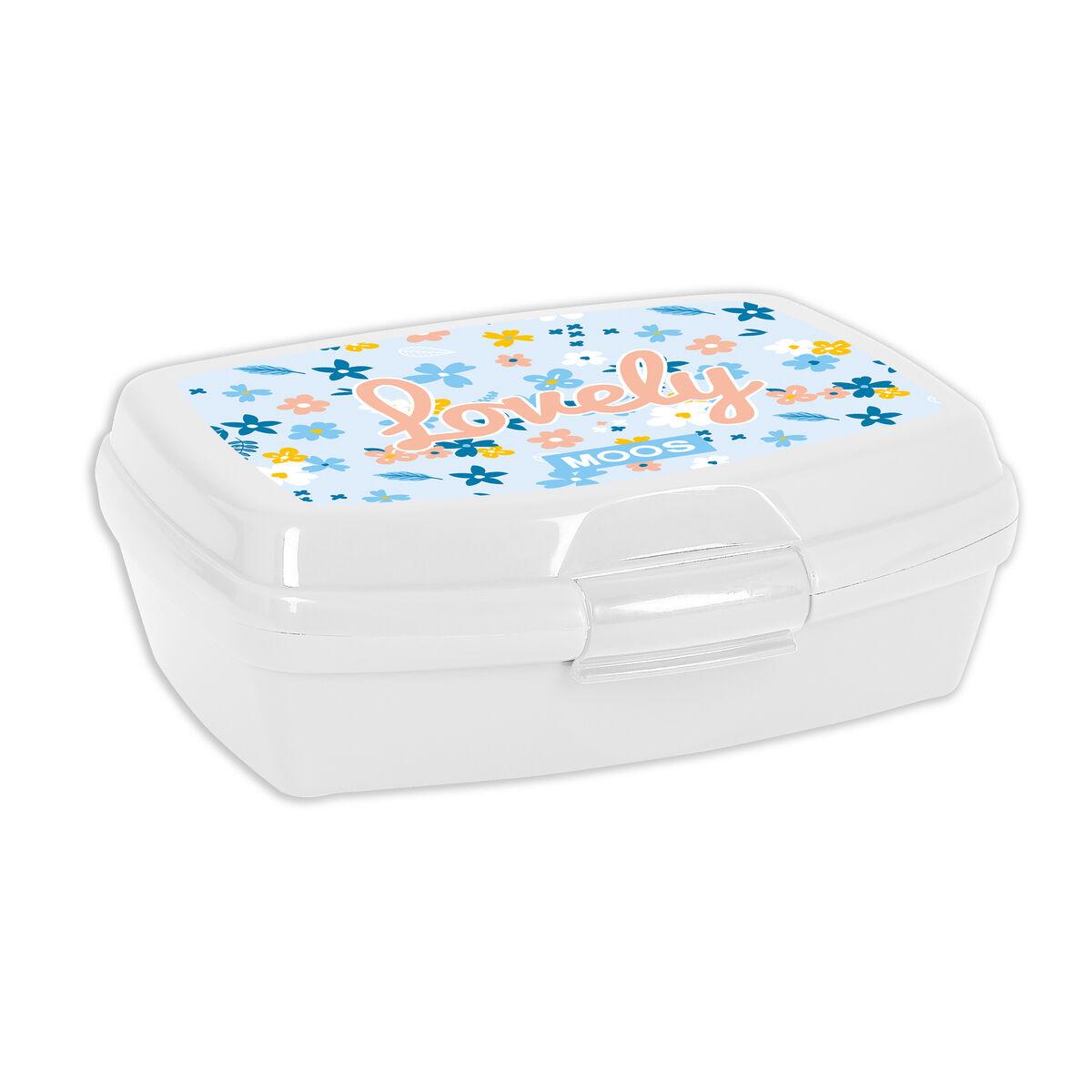 Fiambrera para Sandwich Moos Lovely Plástico Azul claro (17 x 6 x 14 cm)
