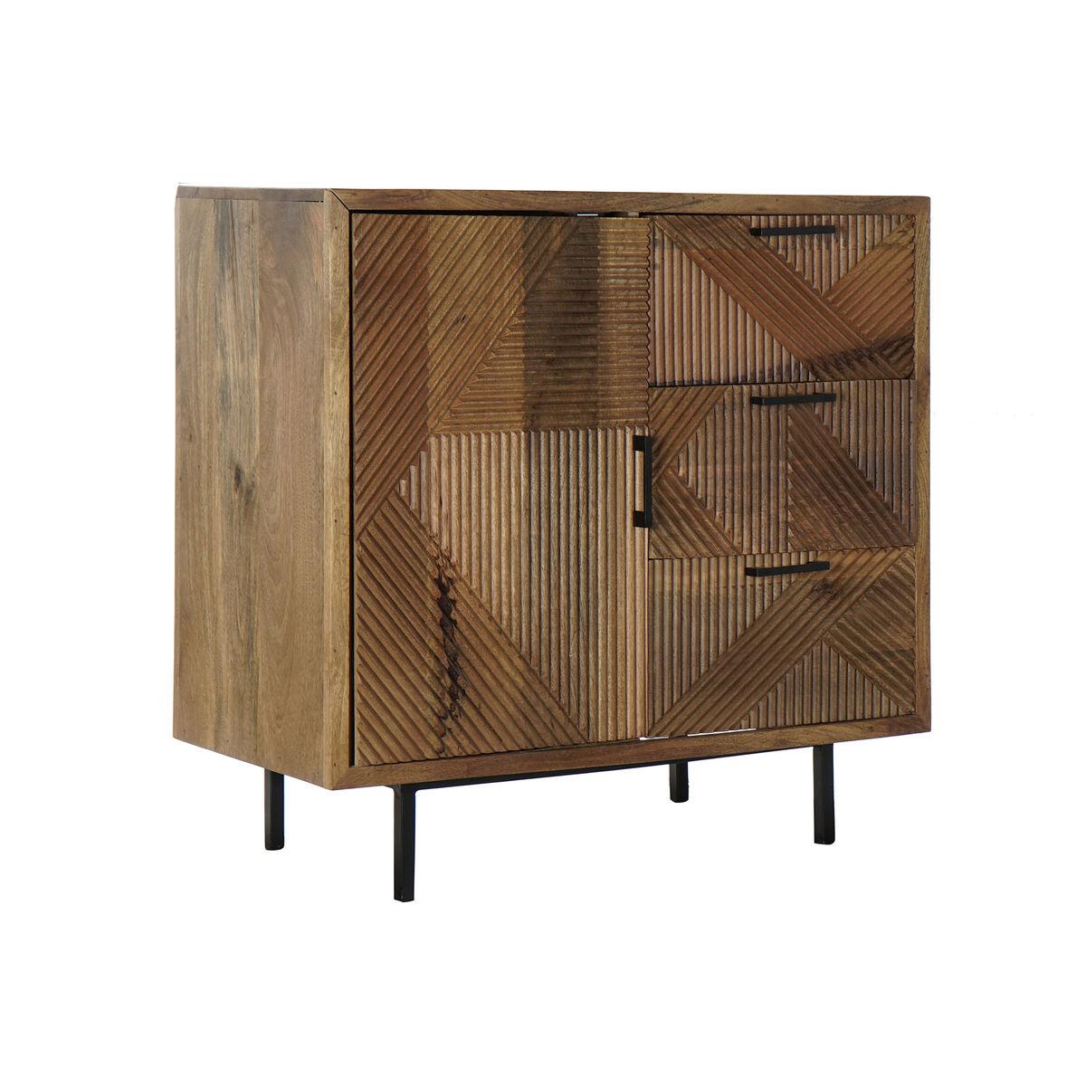 Aparador DKD Home Decor Natural Metal Madera de mango 90 x 40 x 87 cm