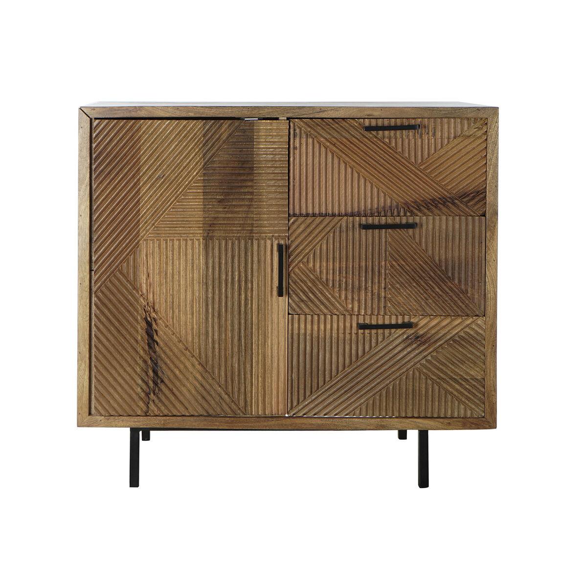 Aparador DKD Home Decor Natural Metal Madera de mango 90 x 40 x 87 cm