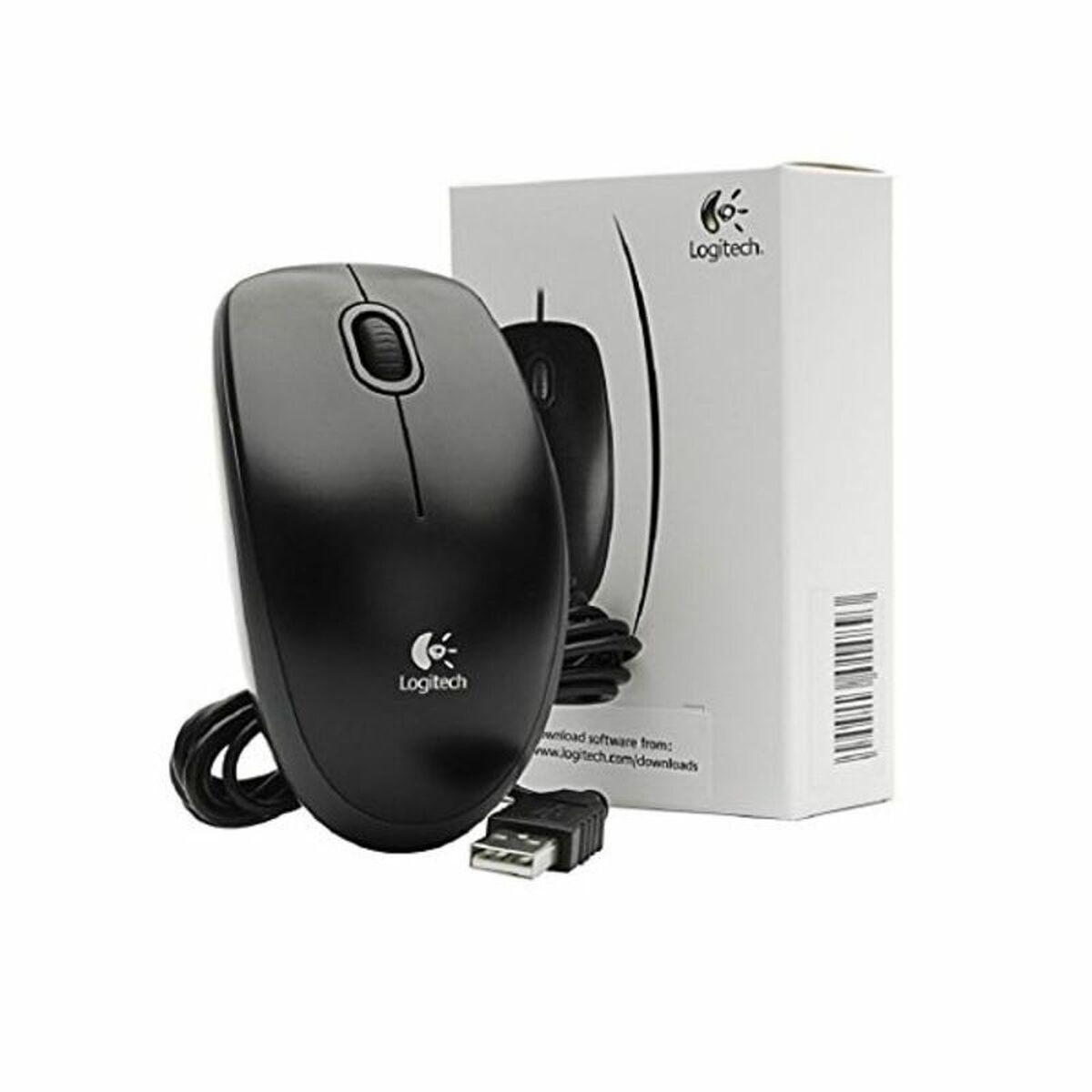 Logitech Ratón B100 OEM Negro