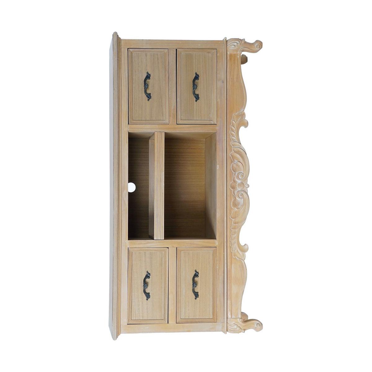 Mueble de TV DKD Home Decor 121 x 39 x 59,5 cm Abeto Natural Madera MDF